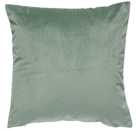 Kuddfodral Viola Dusty Green Polyestersammet Passar 50x50 cm