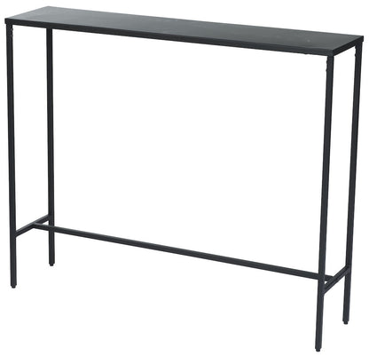 Avlastningsbord Vincent 100x24x85 cm Svart Metall