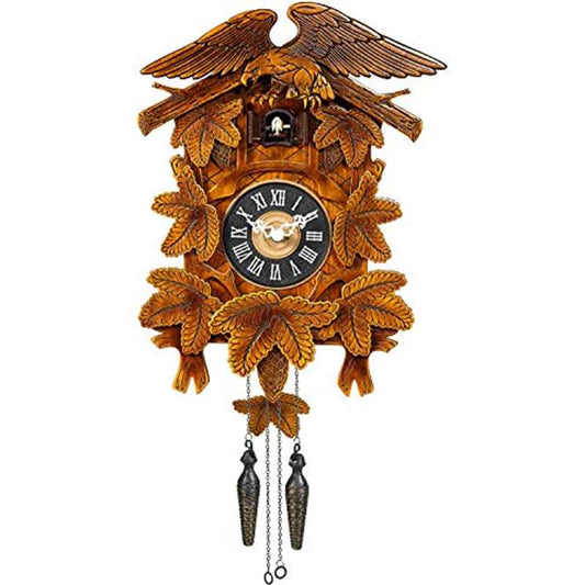 Kintrot Cuckoo Clock Handcrafted Wooden Eagle Antique Wall Clock Home Decor